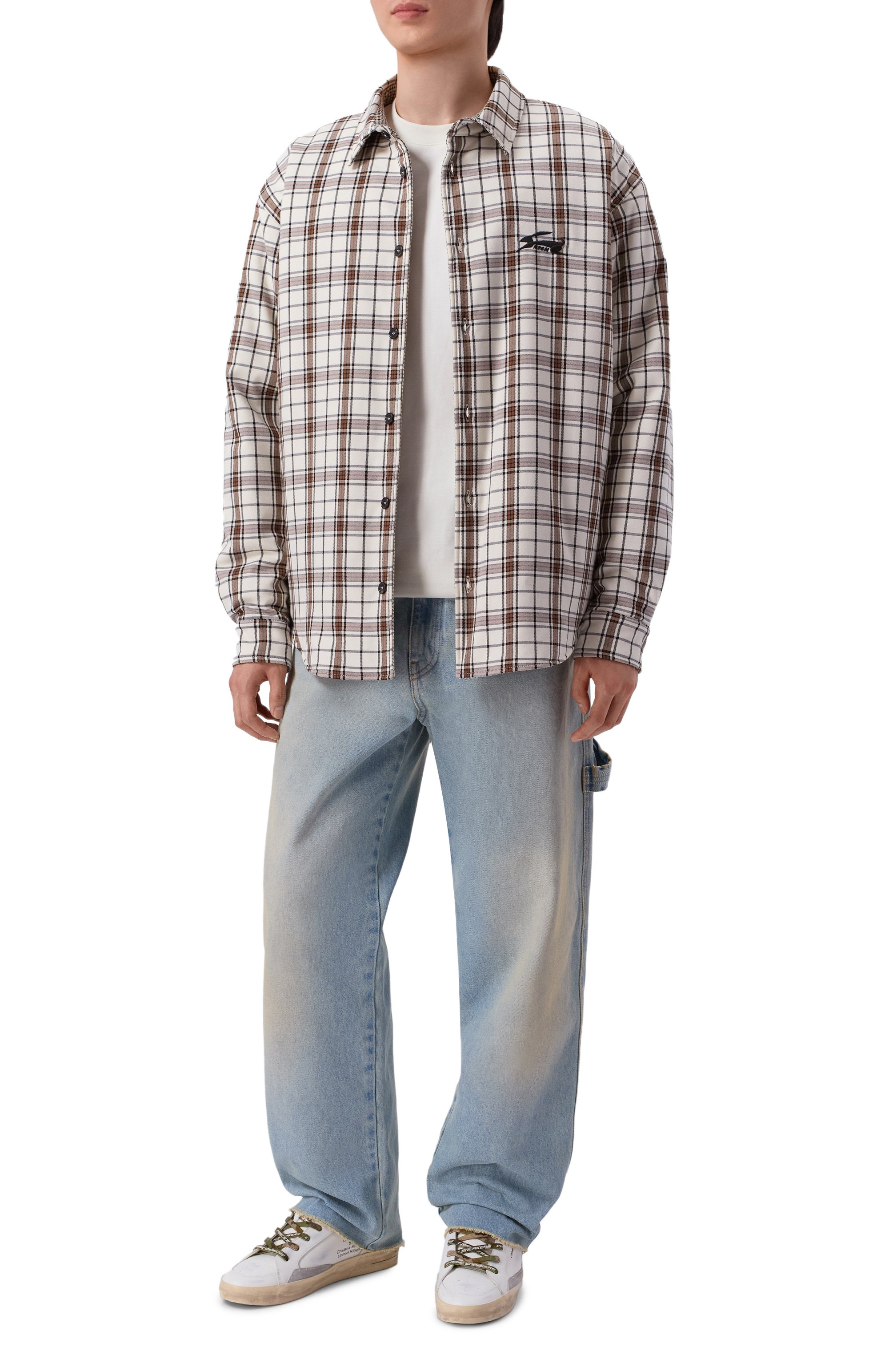 Кожаные кеды sk8 deluxe CRIME LONDON белого цвета по цене 22900 руб., арт. 19108PP8, фото 2 Кожаные кеды sk8 deluxe CRIME LONDON, арт. 19108PP8, фото 2