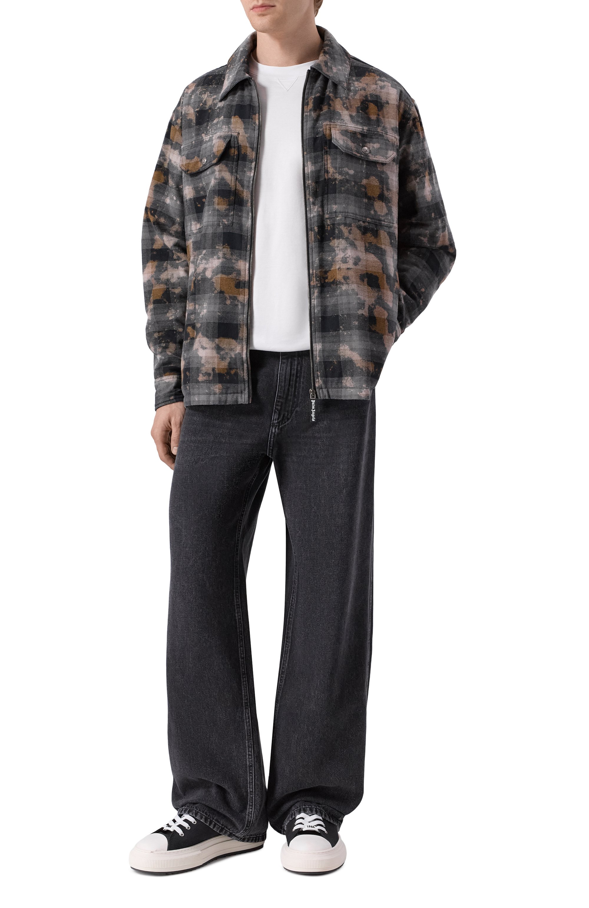 Куртка-рубашка PALM ANGELS, арт. PMES049F25FAB001, фото 2