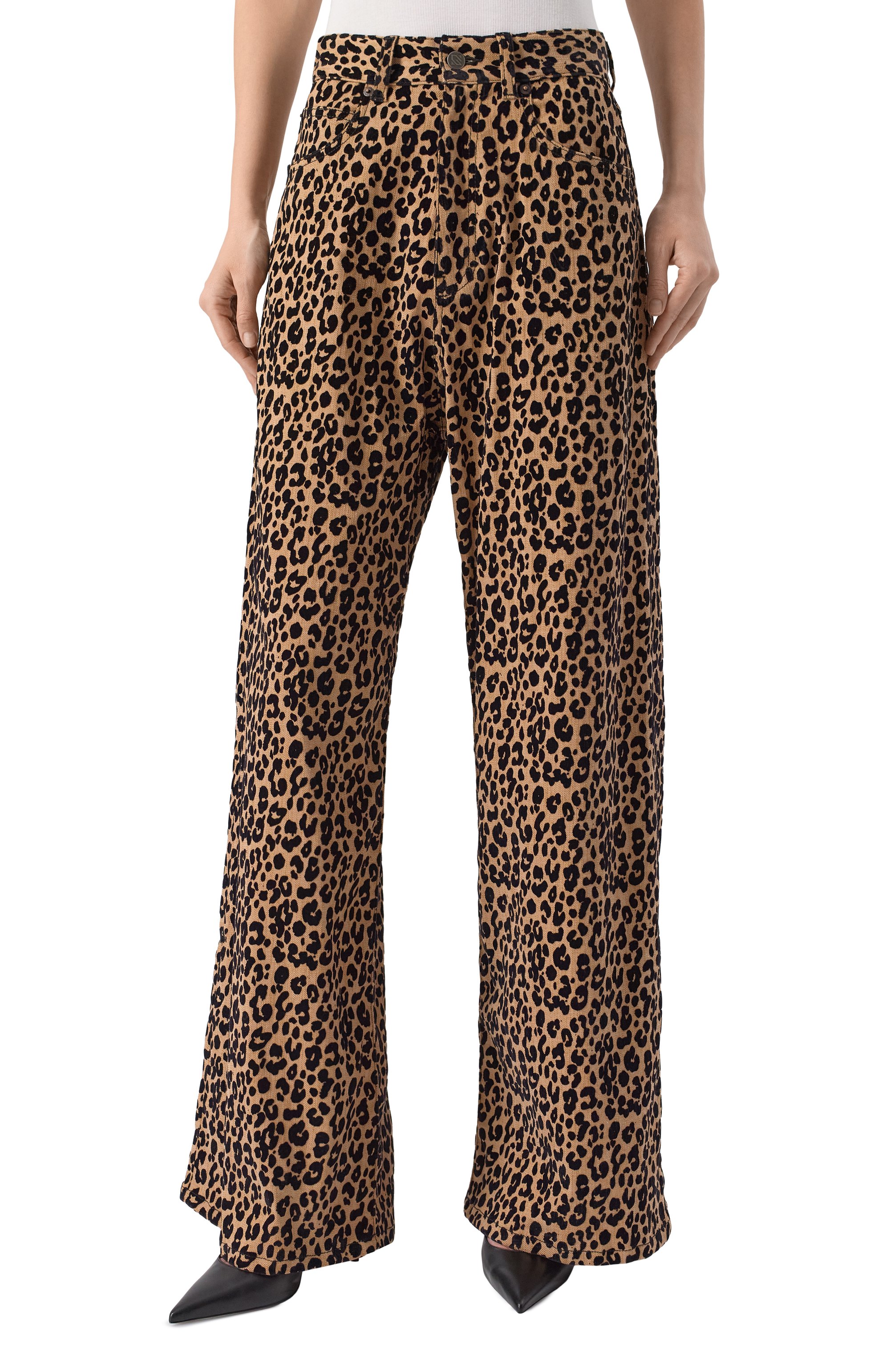 Джинсы GIUSEPPE DI MORABITO леопардового цвета по цене 38000 руб., арт. 04SSDNP049 04414, фото 3 Джинсы GIUSEPPE DI MORABITO, арт. 04SSDNP049 04414, фото 3