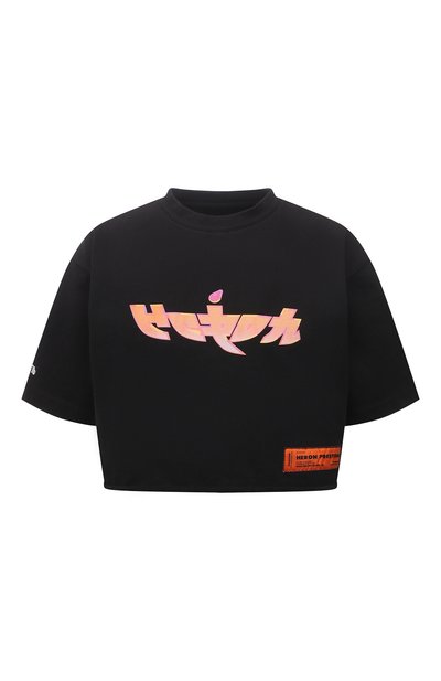 Женская хлопковая футболка HERON PRESTON, арт. HWAA028R21JER0011020