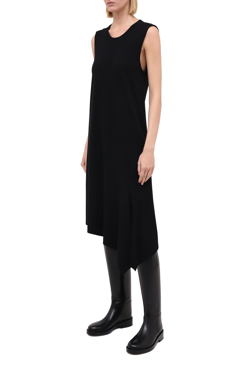 Платье из вискозы и шерсти ANN DEMEULEMEESTER, арт. 2002-2204-P-181-099, фото 3