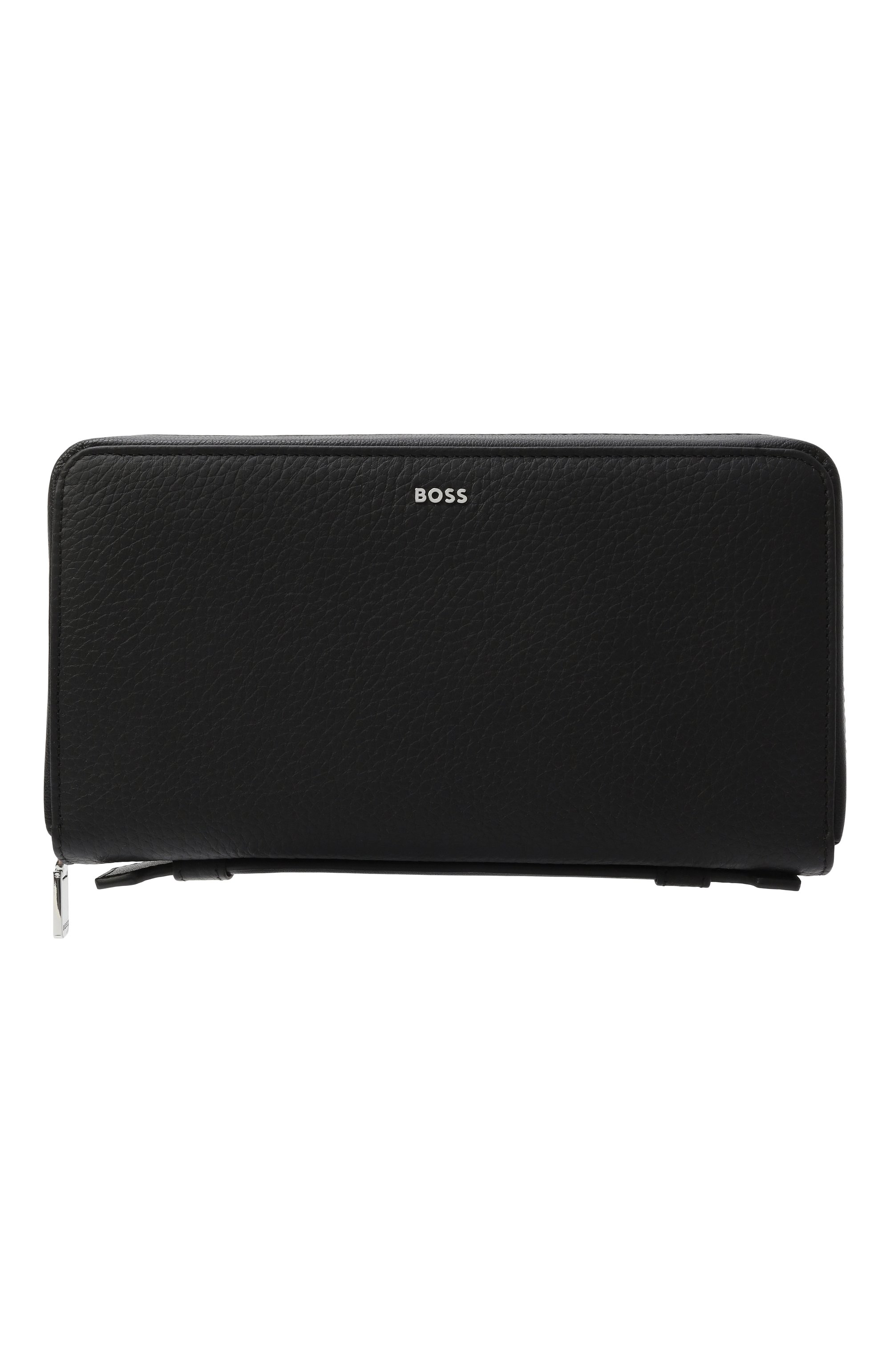 Кожаное портмоне BOSS черного цвета по цене 36950 руб., арт. 50536073, фото 1 Кожаное портмоне BOSS, арт. 50536073, фото 1