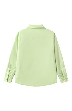 Детская утепленная куртка-рубашка ASPESI салатового цвета, арт. S25001GMNN100/14A-16A | Фото 2 (Материал подклада: Синтетический материал; Рукава: Длинные; Кросс-КТ: Демисезон, Утепленные; Материал внешний: Синтетический материал; Ростовка одежда: 13 - 15 лет | 158 см, 16 лет | 164 см)