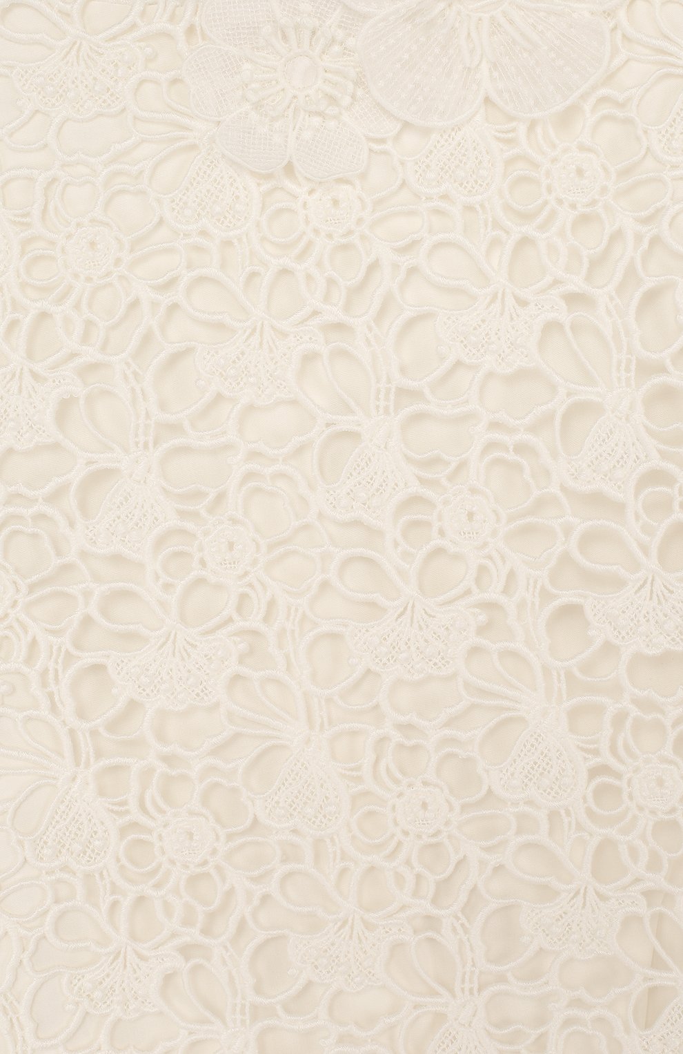 Хлопковое платье с кружевной отделкой CHLOÉ, арт. C12660/14A, фото 3