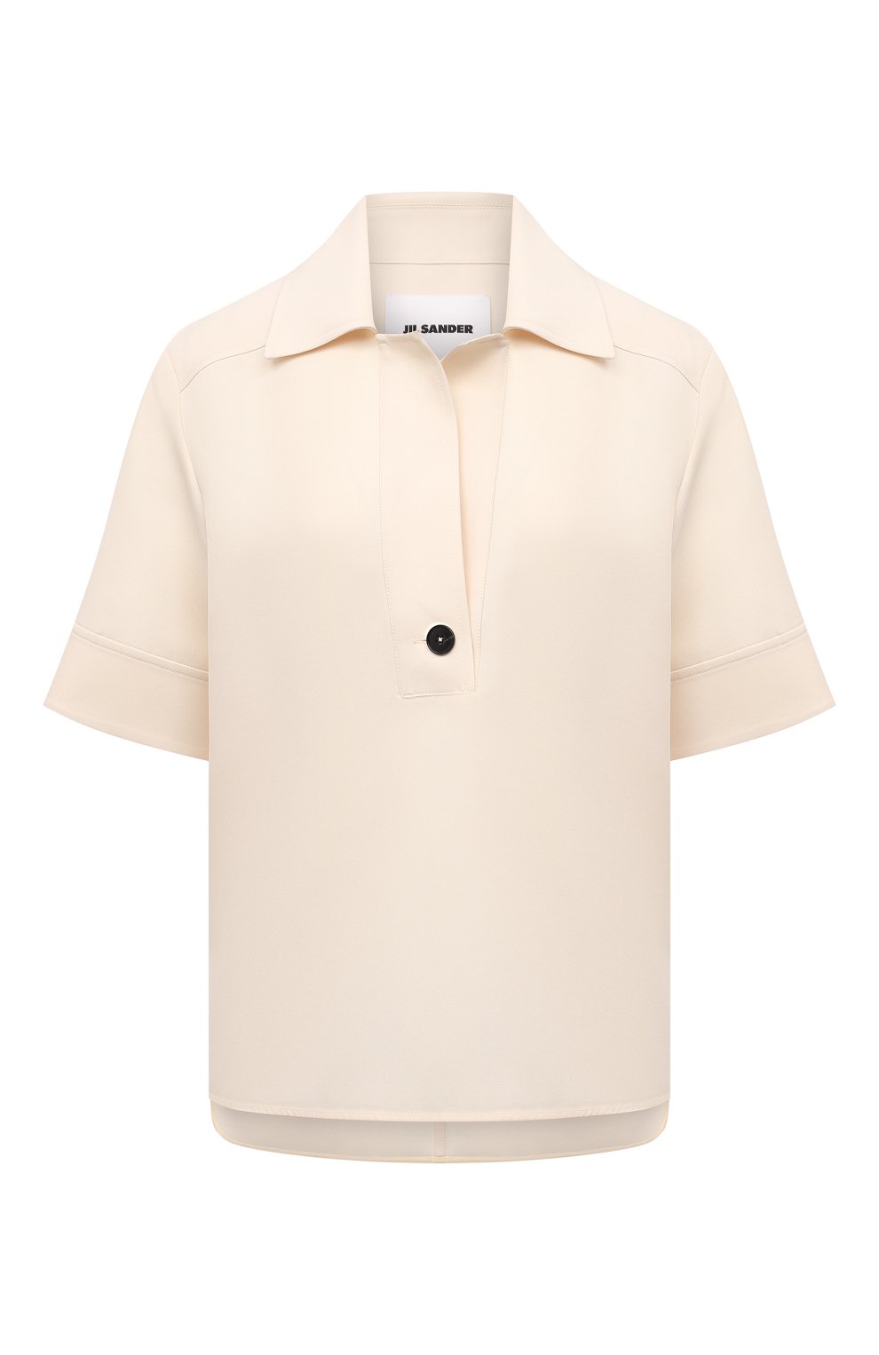 Блузка JIL SANDER кремового цвета по цене 57150 руб., арт. JSCT561206-WT440200, фото 1 Блузка JIL SANDER, арт. JSCT561206-WT440200, фото 1