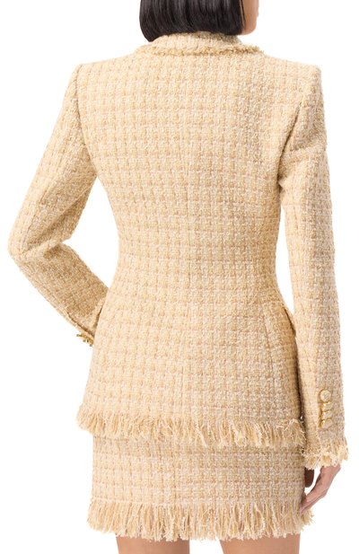 Твидовый жакет GIUSEPPE DI MORABITO, арт. 04SSJA119 04429, фото 4