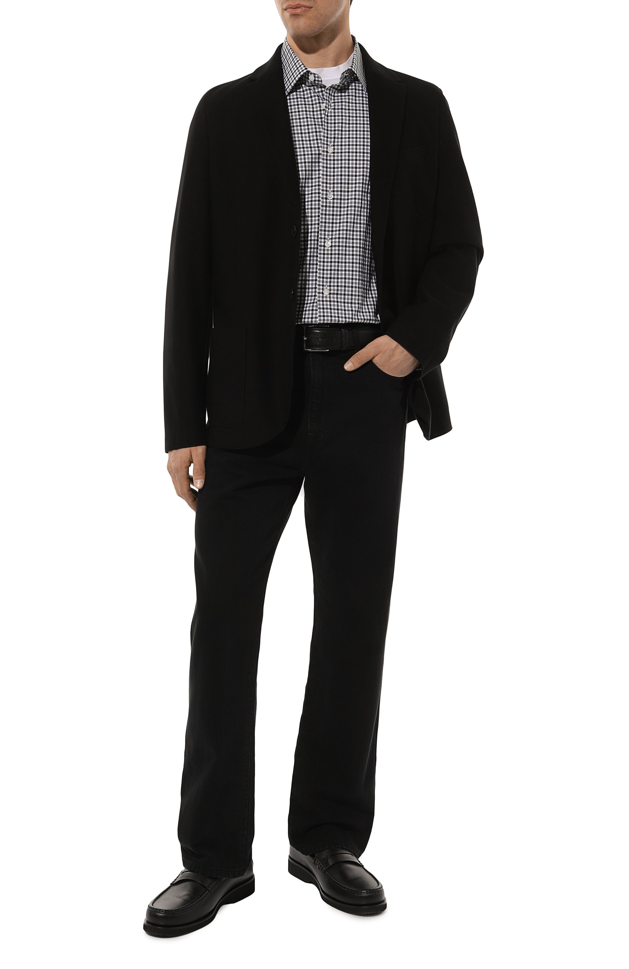 Хлопковая рубашка STEFANO RICCI черно-белого цвета по цене 98550 руб., арт. MC007131/L2016, фото 2 Хлопковая рубашка STEFANO RICCI, арт. MC007131/L2016, фото 2