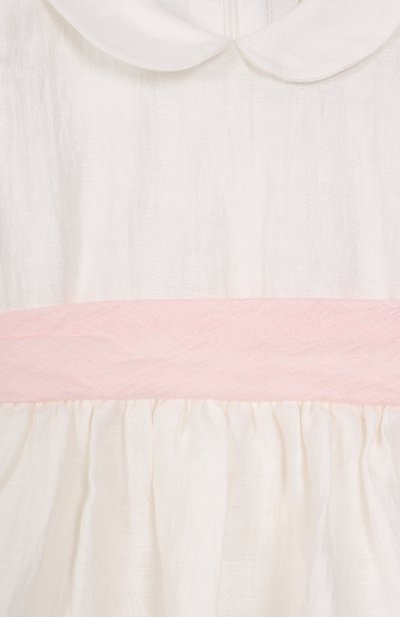 Льняное платье IL GUFO, арт. PATVM762L0014/3M-9M, фото 4