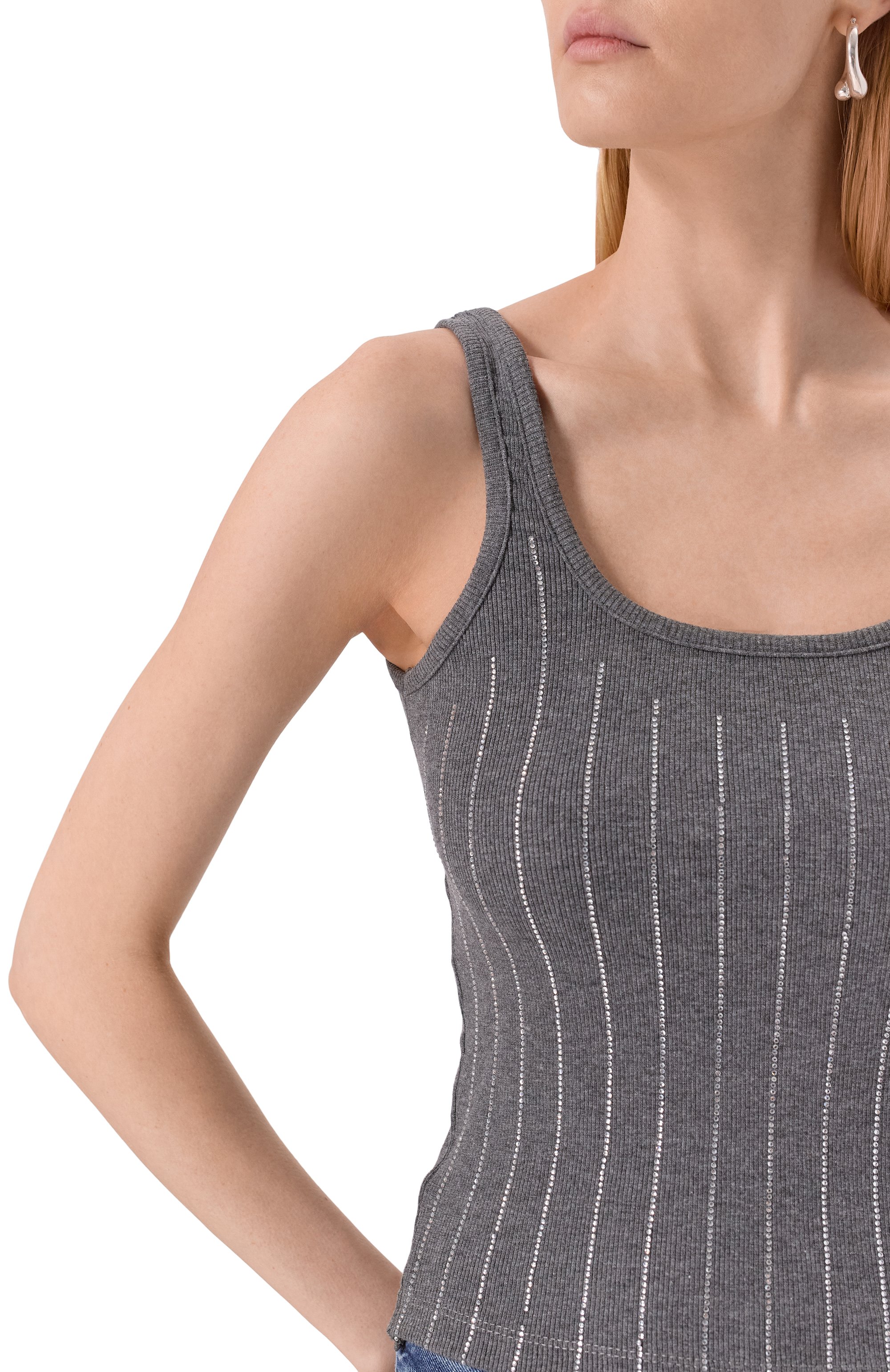 Хлопковая майка SASHA KIM, арт. УТ-00001770, фото 5