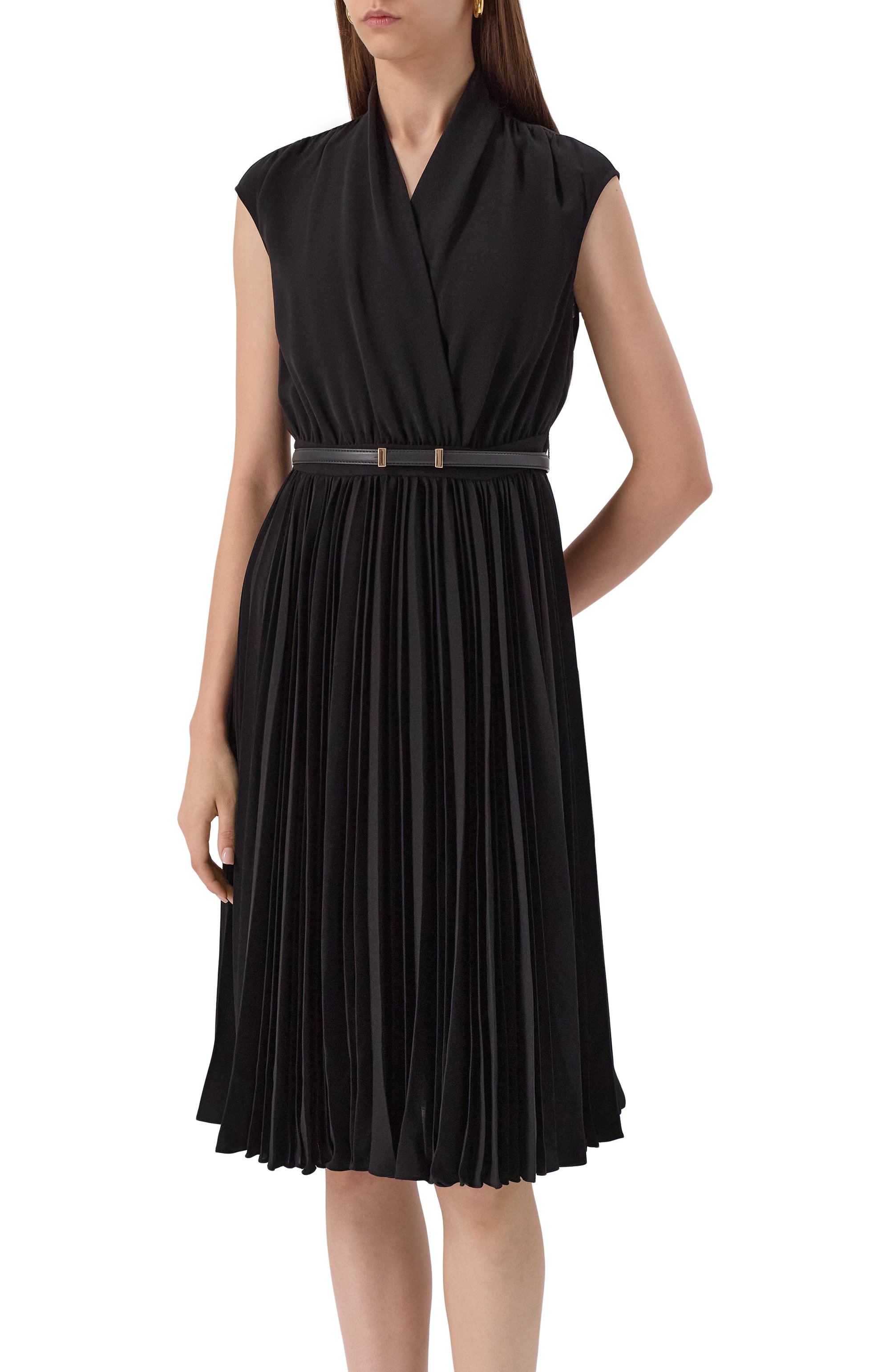 Платье MAX MARA STUDIO черного цвета по цене 92250 руб., арт. ALBIN0, фото 3 Платье MAX MARA STUDIO, арт. ALBIN0, фото 3