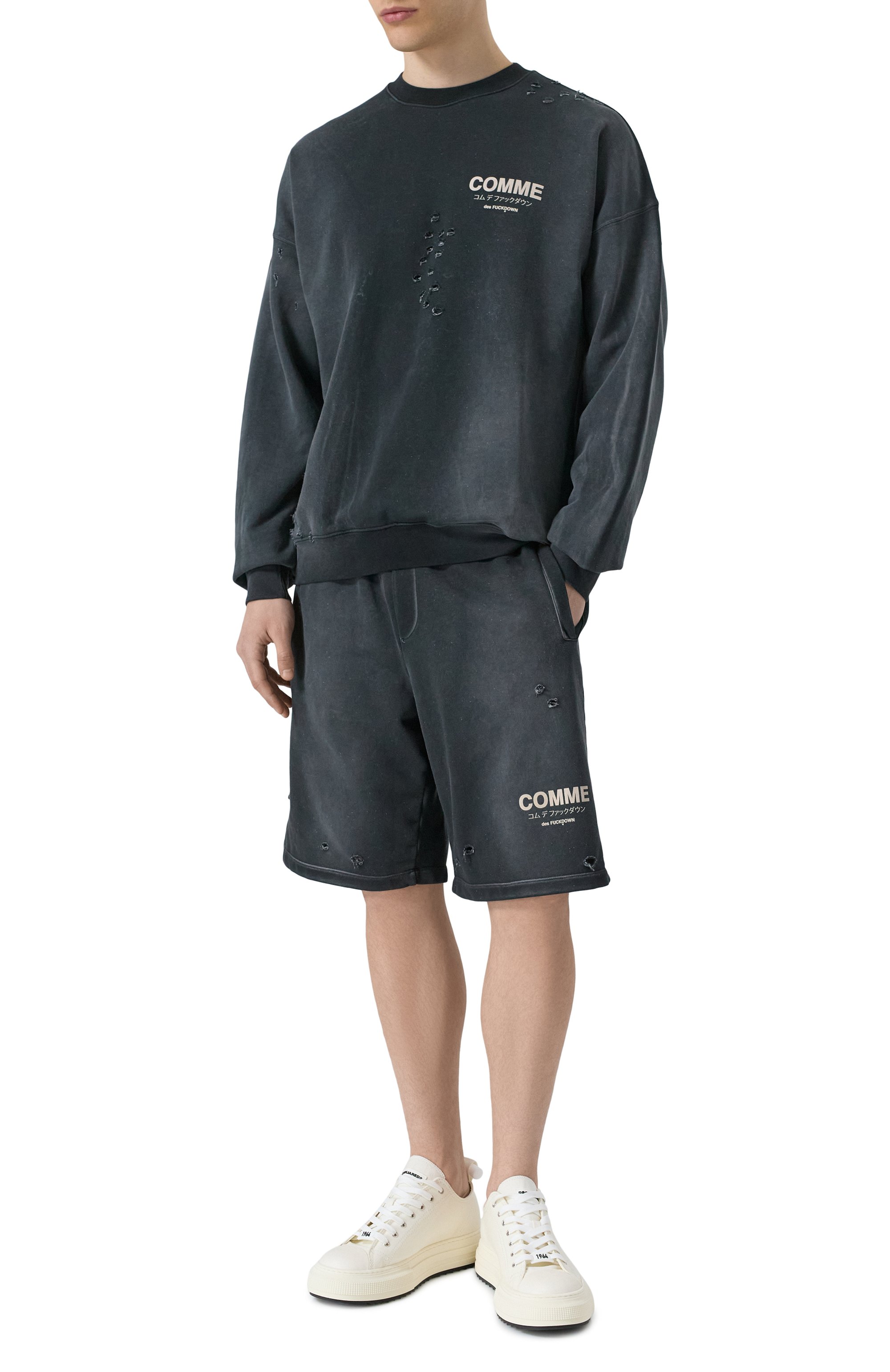 Хлопковый свитшот COMME DES FUCKDOWN, арт. CFABM01531, фото 2