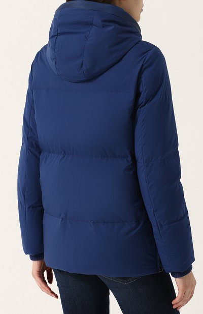 Пуховик на молнии с карманами и капюшоном LORO PIANA, арт. FAF9067, фото 4