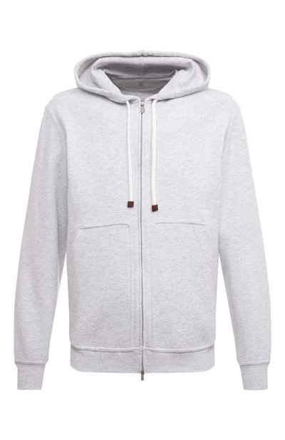 Мужской хлопковая толстовка BRUNELLO CUCINELLI, арт. M0T35B2146