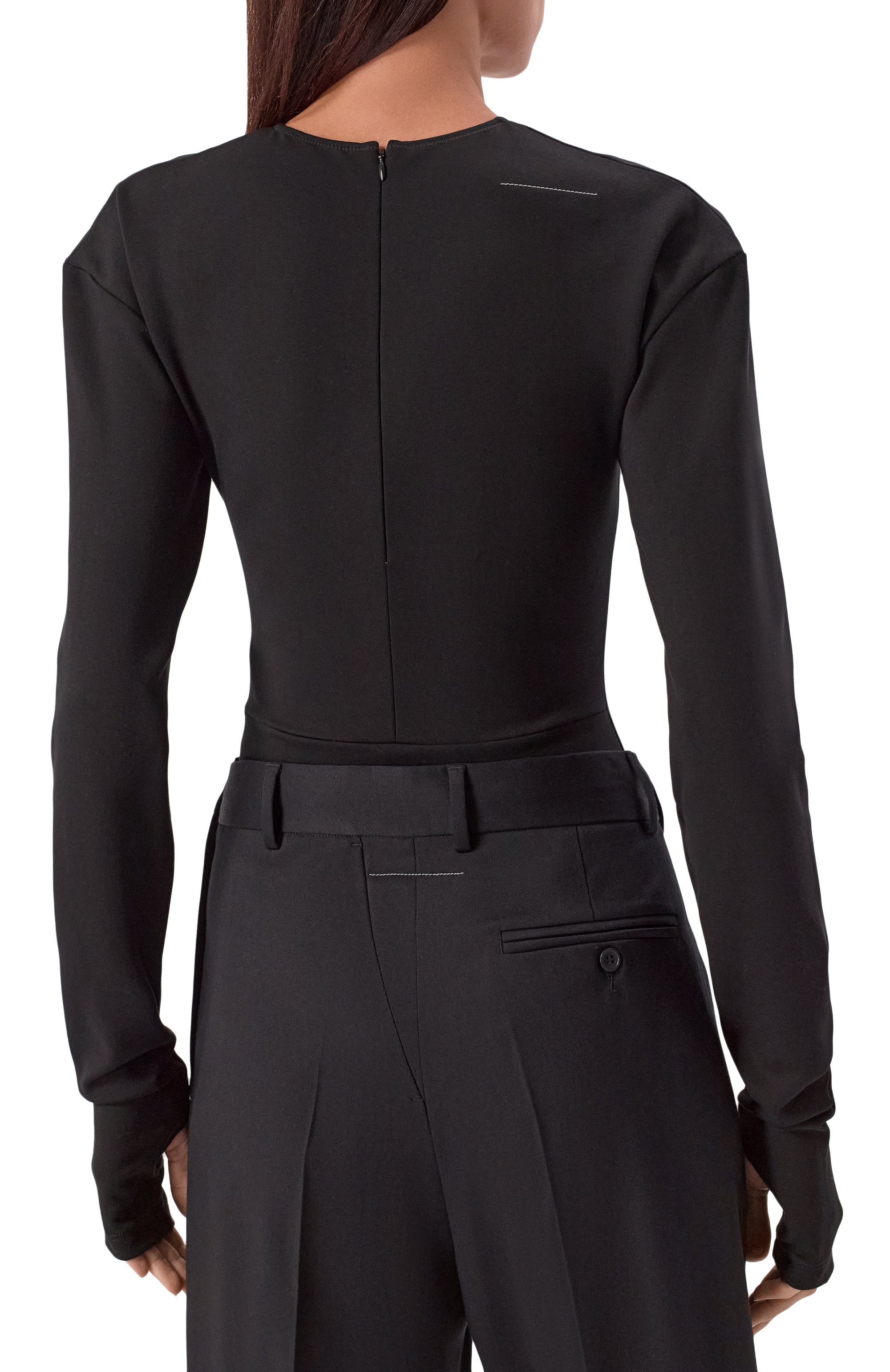 Боди из вискозы MM6, арт. S62NA0083/M20151, фото 4