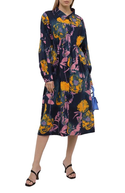Хлопковое платье DRIES VAN NOTEN, арт. 211-31031-2084, фото 2
