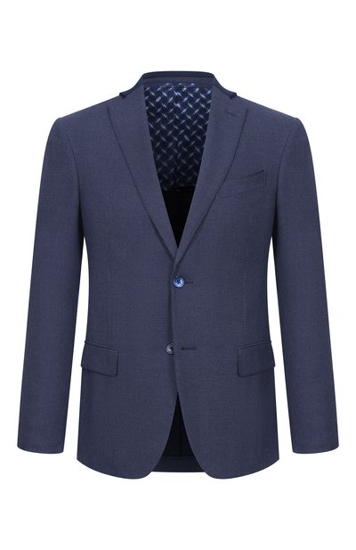 Мужской пиджак из шерсти и шелка ZILLI, арт. MNP-G2W0S-36071/0001