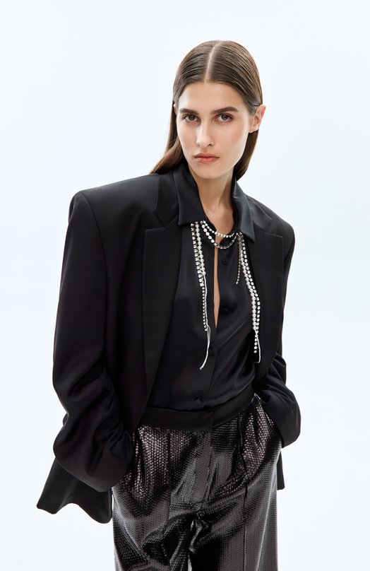 Шелковая рубашка MVST M25.1MW.B005/00D602 Чёрный  M25.1MW.B005/00D602 Фото 6