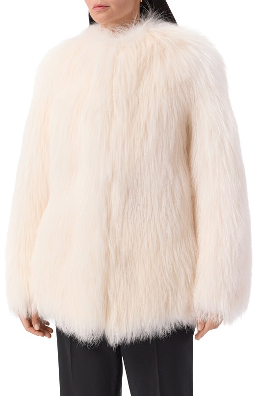 Шуба из лисы Русский мех 13 AI B Кремовый  13 AI B Фото 3