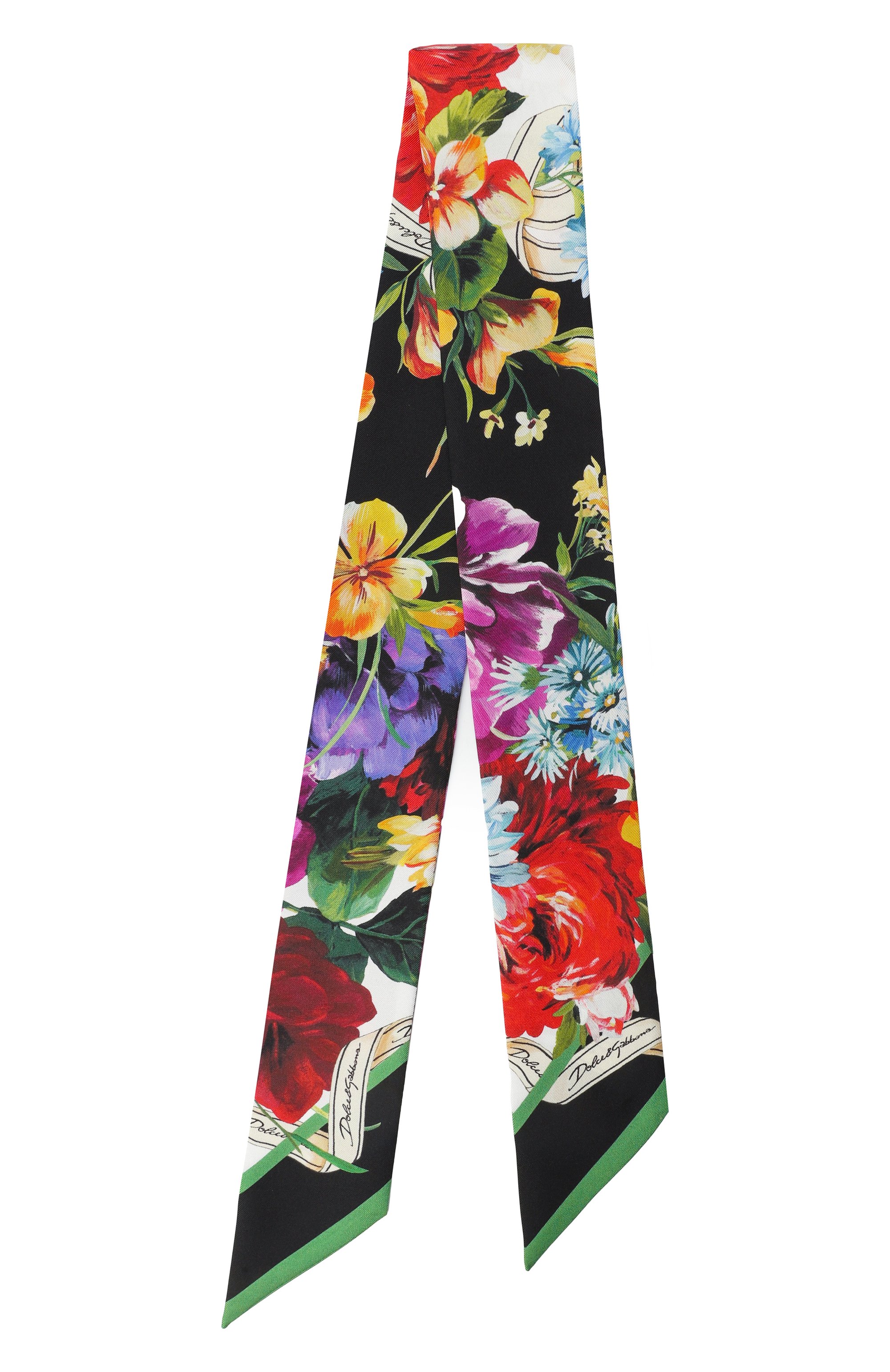 Шелковый шарф-твилли DOLCE & GABBANA, арт. FS215A/GDC7B, фото 4