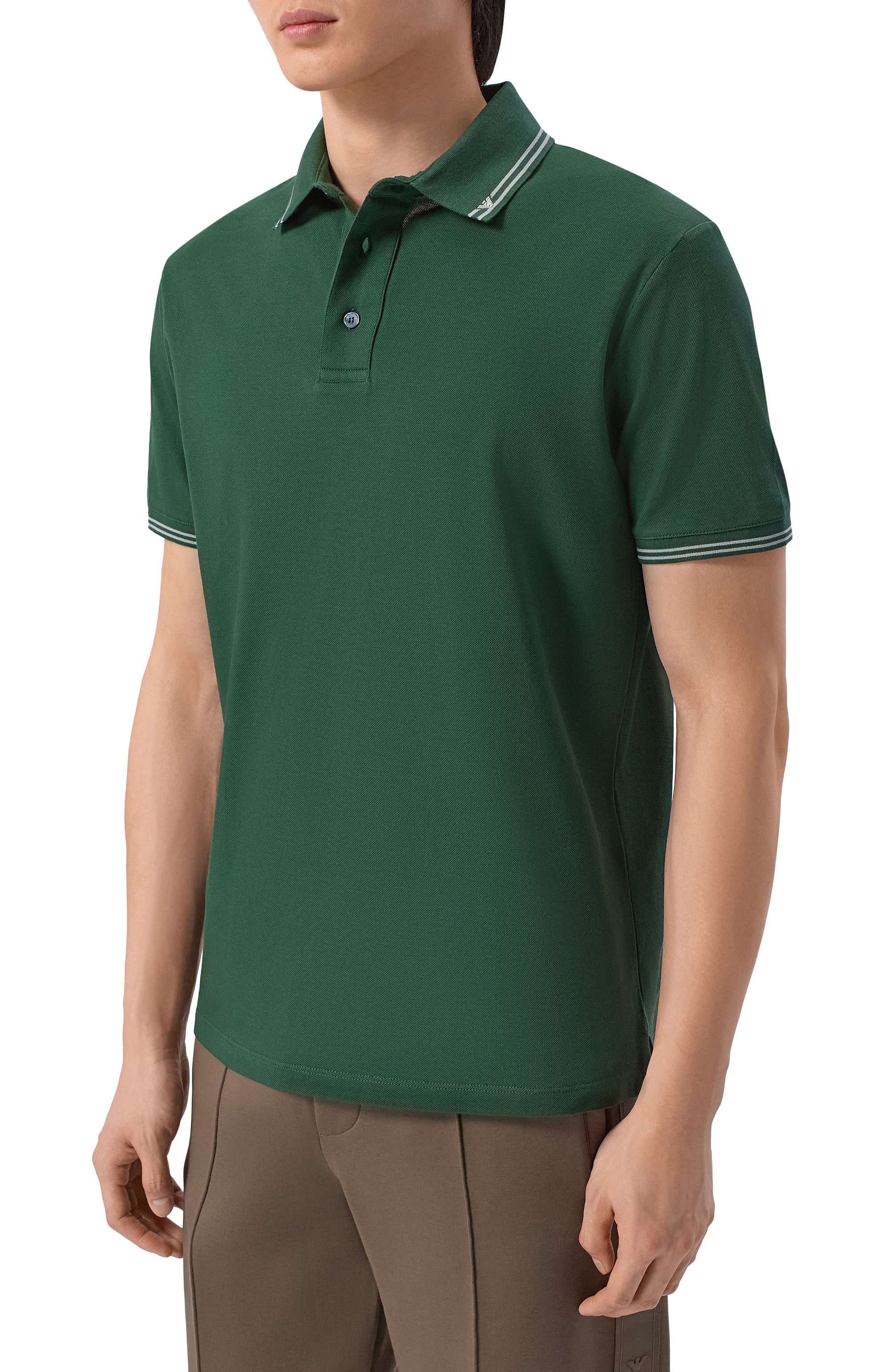 Хлопковое поло EMPORIO ARMANI, арт. EM005842/AF12955, фото 3