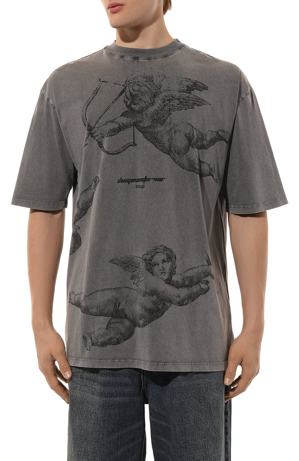 Хлопковая футболка DIEGO VENTURINO, арт. D3W4DVTS0PDSTR, фото 3