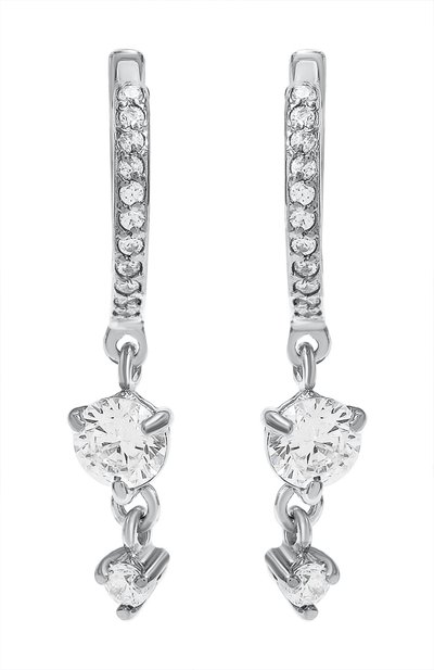 Серьги с фианитами MOONKA, арт. ec-err-r-f, фото 1