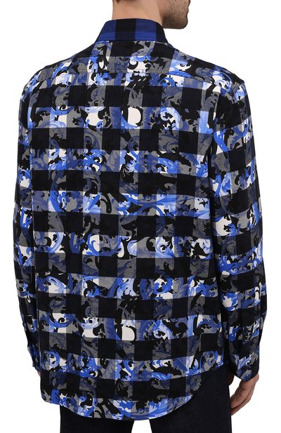 Хлопковая рубашка VERSACE, арт. 1000532/1A00450, фото 4