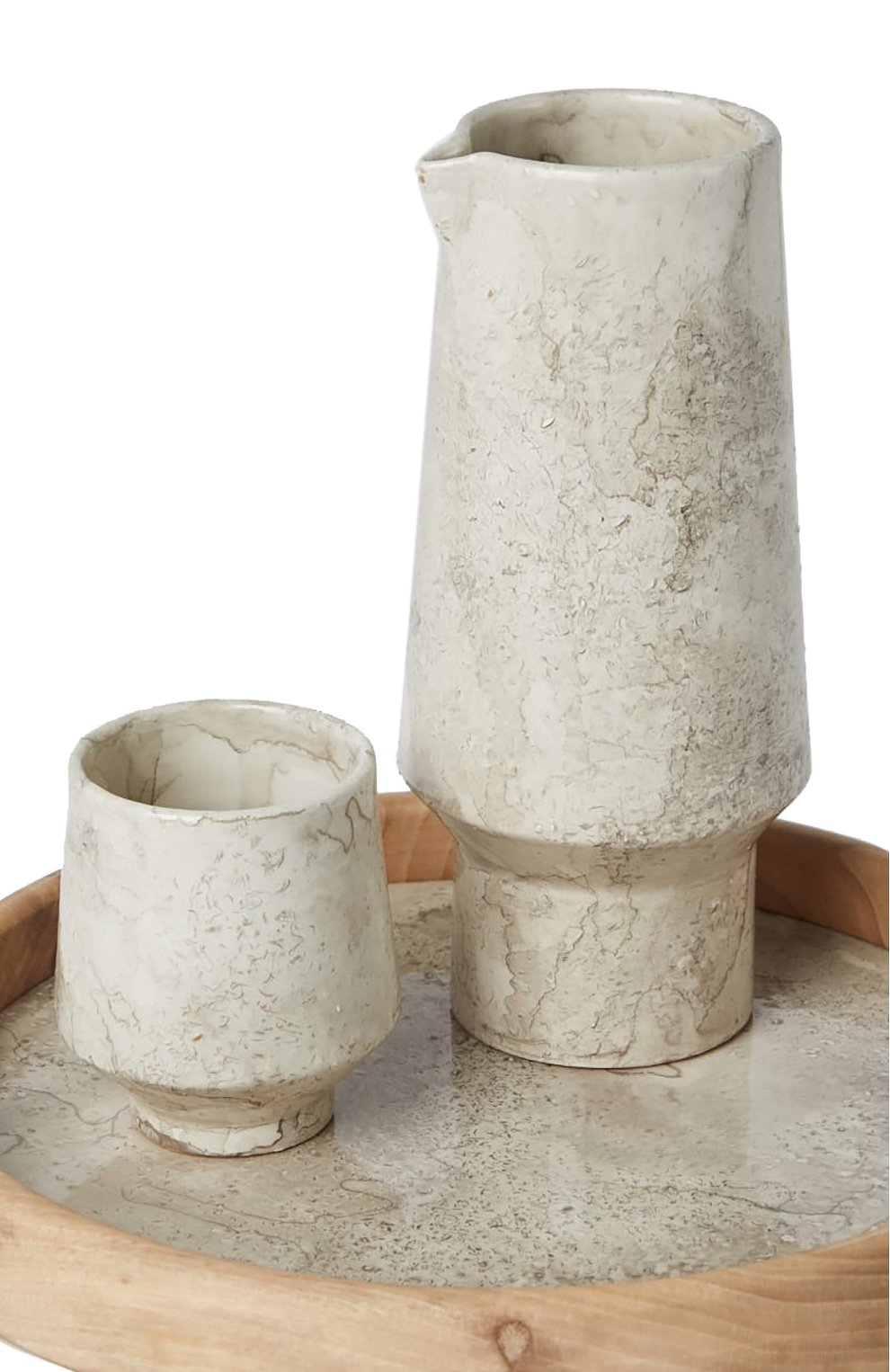 Набор для напитков с кувшином, двумя стаканами и подносом BRUNELLO CUCINELLI, арт. MLCERR0M04, фото 3