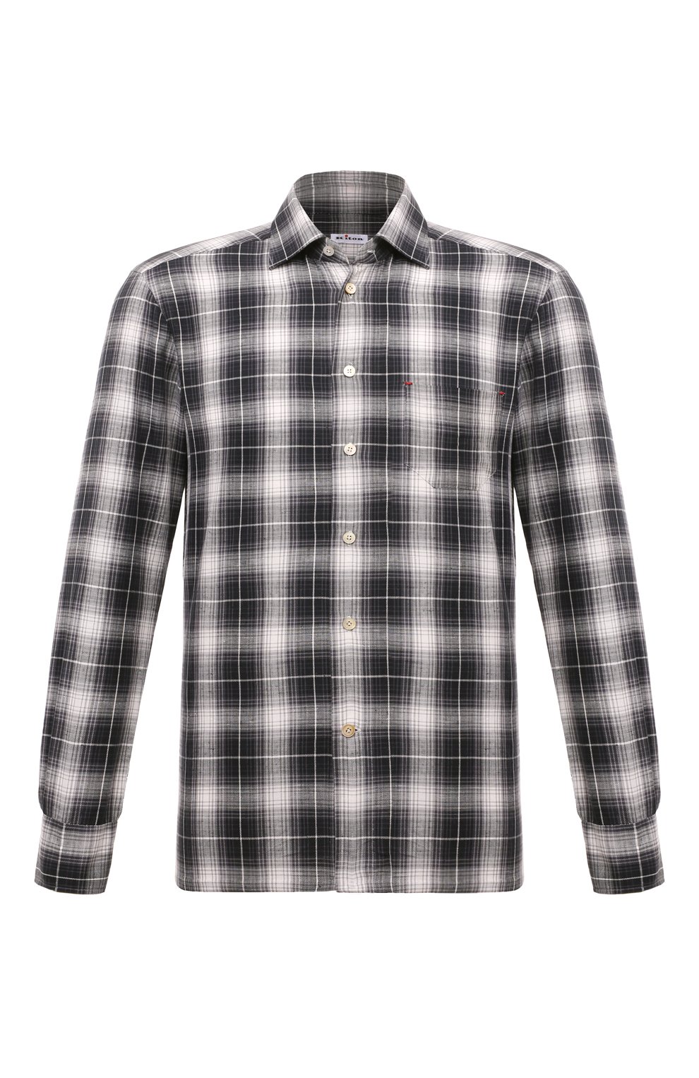 Хлопковая рубашка KITON, арт. UMCNERH08638, фото 1