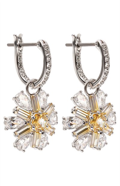 Серьги idyllia SWAROVSKI желтого цвета по цене 21400 руб., арт. 5683243, фото 3 Серьги idyllia SWAROVSKI, арт. 5683243, фото 3