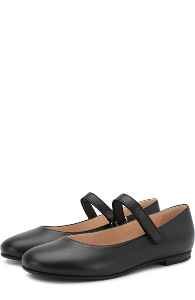 Кожаные туфли с застежками велькро IL GUFO, арт. G289/VITELL0 NAPPAC0/35-40