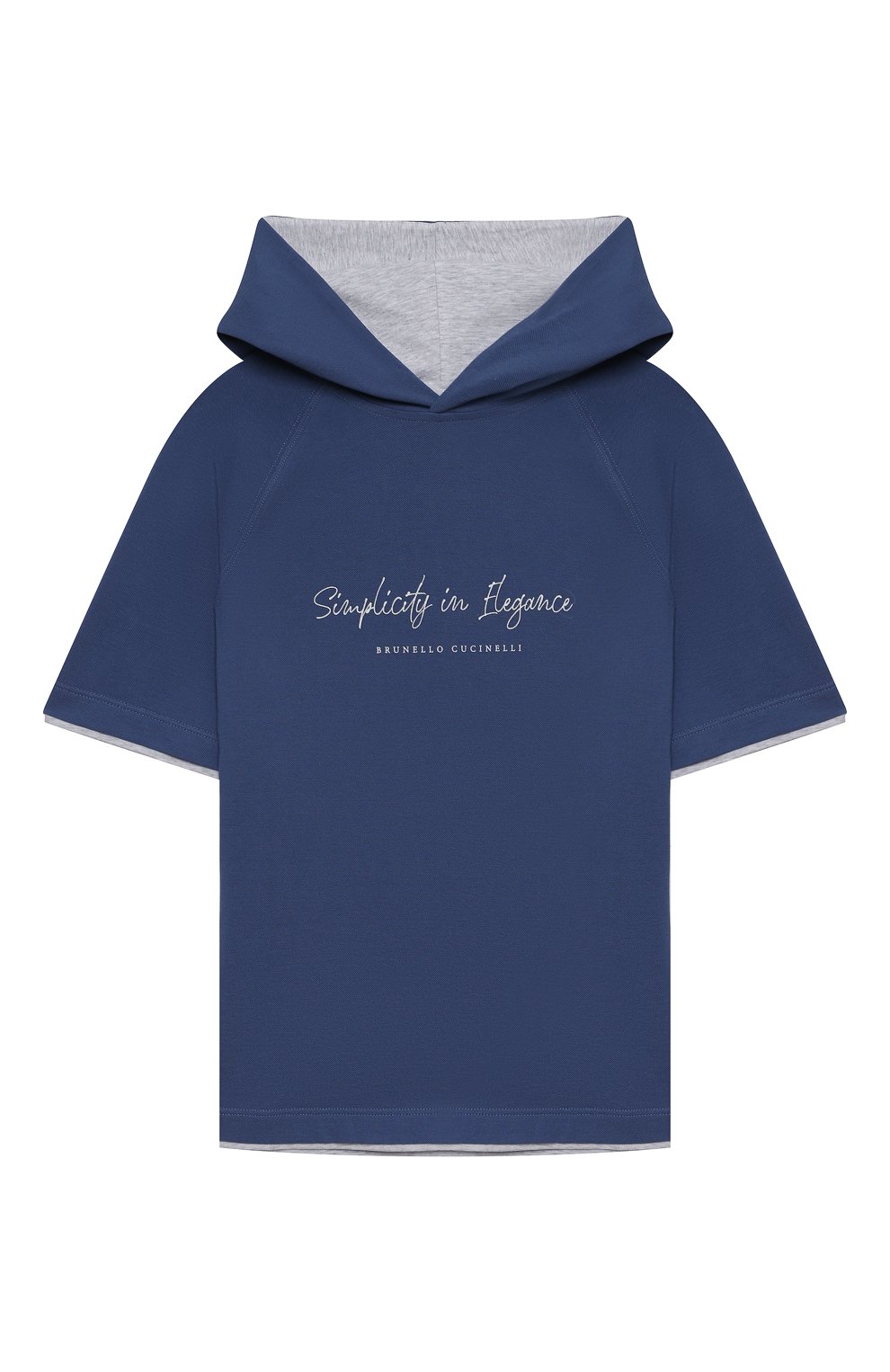 Худи с короткими рукавами BRUNELLO CUCINELLI, арт. B0T63E153C, фото 1