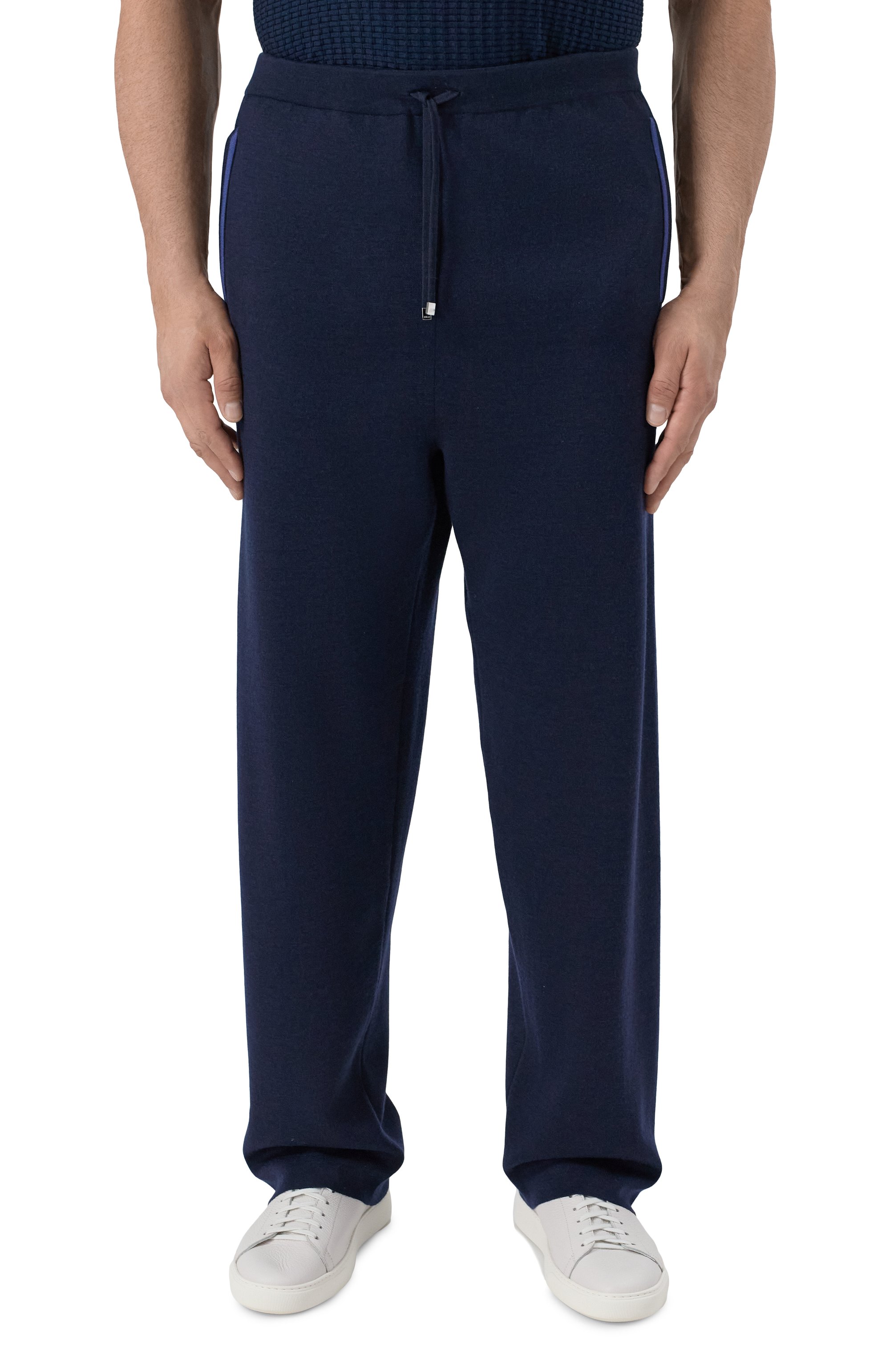 Брюки из шерсти и шелка ZILLI темно-синего цвета по цене 183500 руб., арт. JSP011M0240VZDTB0/64, фото 3 Брюки из шерсти и шелка ZILLI, арт. JSP011M0240VZDTB0/64, фото 3