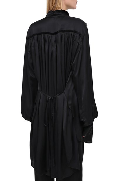 Блузка из вискозы и шелка ANN DEMEULEMEESTER, арт. 2002-2014-P-122-099, фото 4