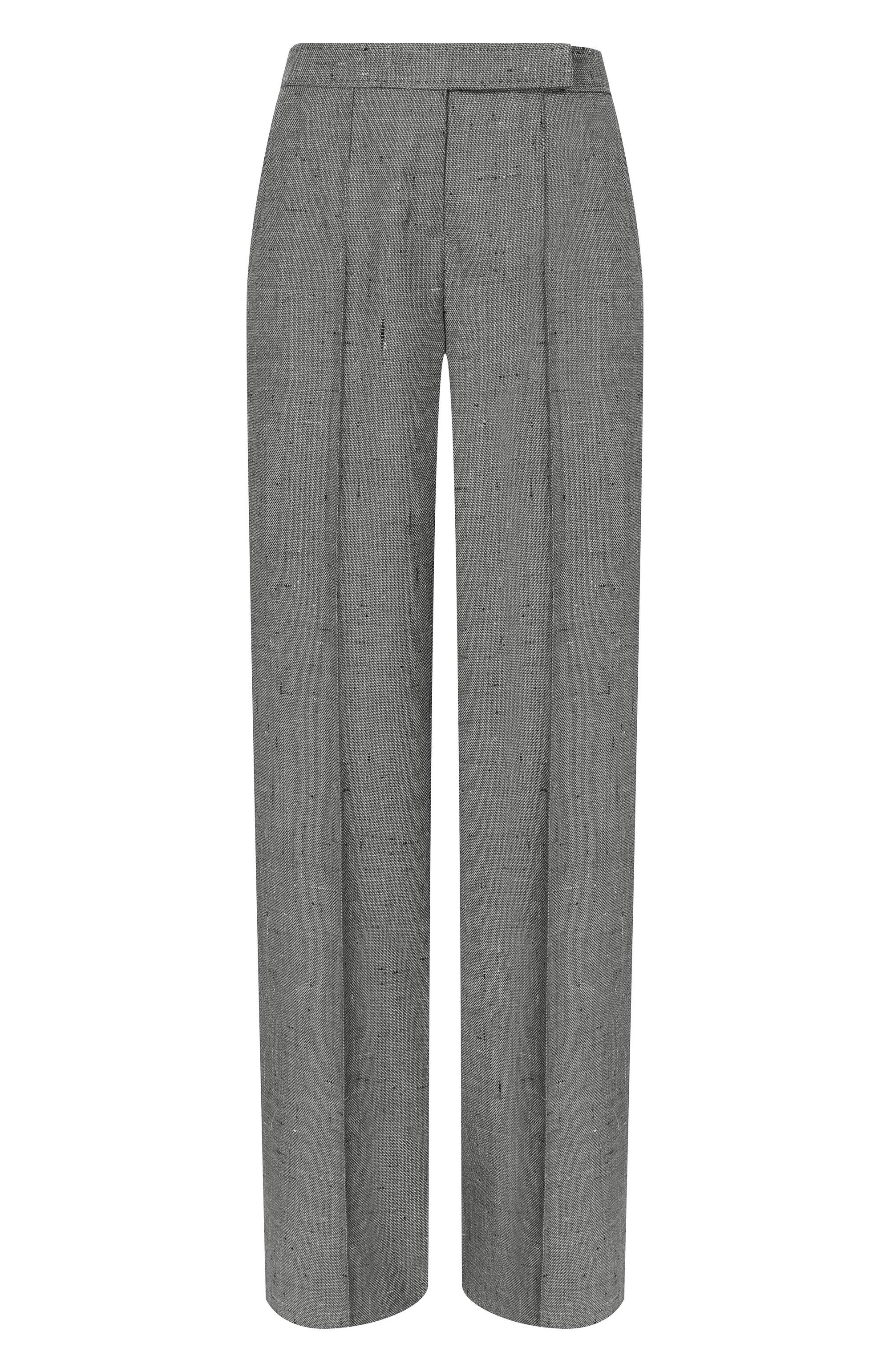 Шерстяные брюки DOROTHEE SCHUMACHER серого цвета по цене 76200 руб., арт. 240203, фото 1 Шерстяные брюки DOROTHEE SCHUMACHER, арт. 240203, фото 1