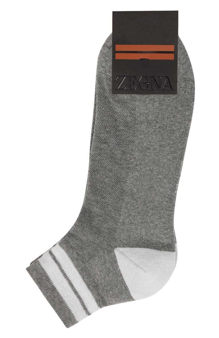 Хлопковые носки ZEGNA, арт. N5V026620, фото 1