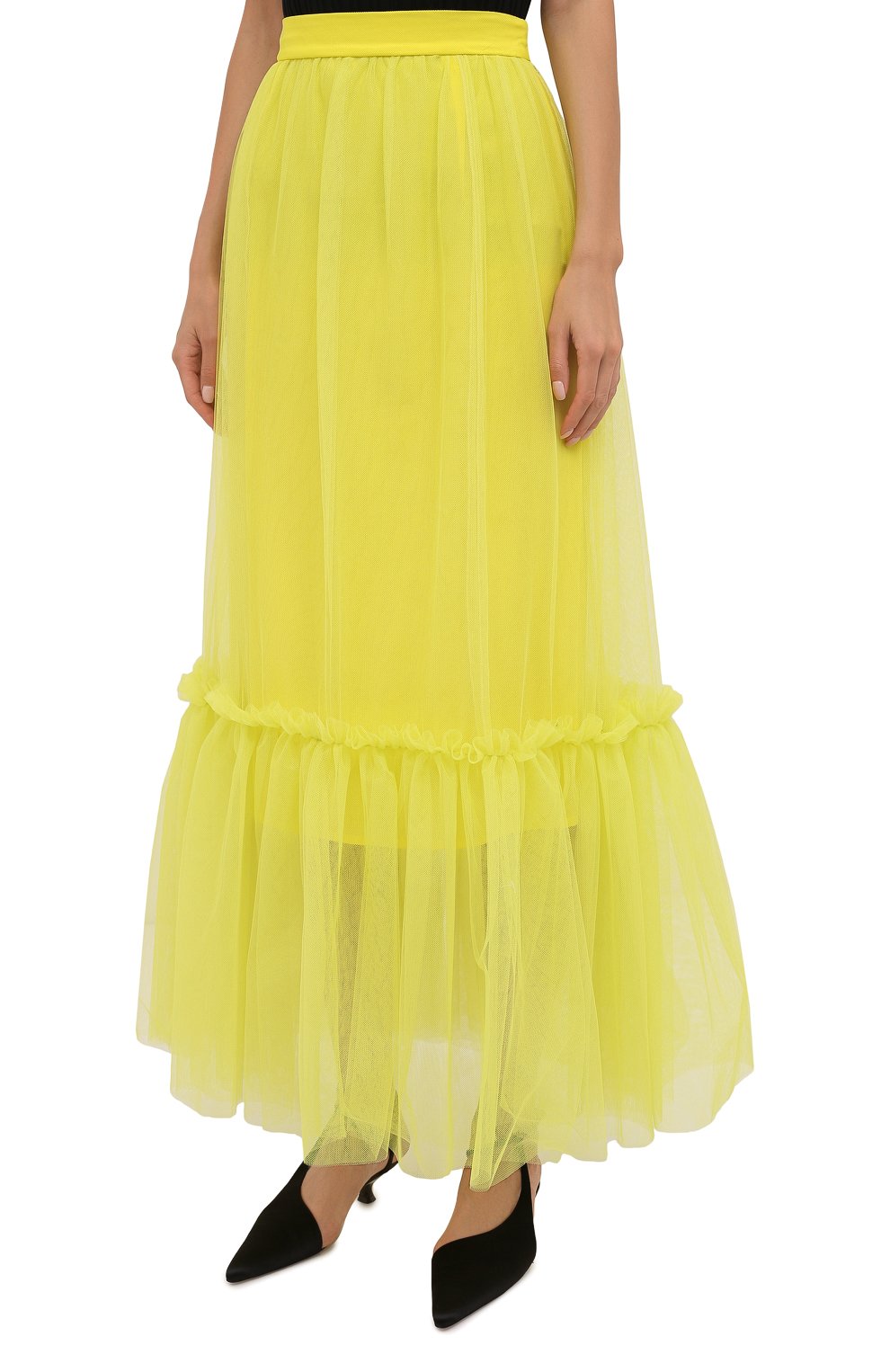Юбка MSGM желтого цвета по цене 41700 руб., арт. 3141MDD18 217626, фото 3 Юбка MSGM, арт. 3141MDD18 217626, фото 3