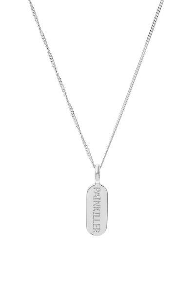 Кулон на цепочке LEVASHOVAELAGINA серебряного цвета по цене 9000 руб., арт. pillz/n, фото 3 Кулон на цепочке LEVASHOVAELAGINA, арт. pillz/n, фото 3