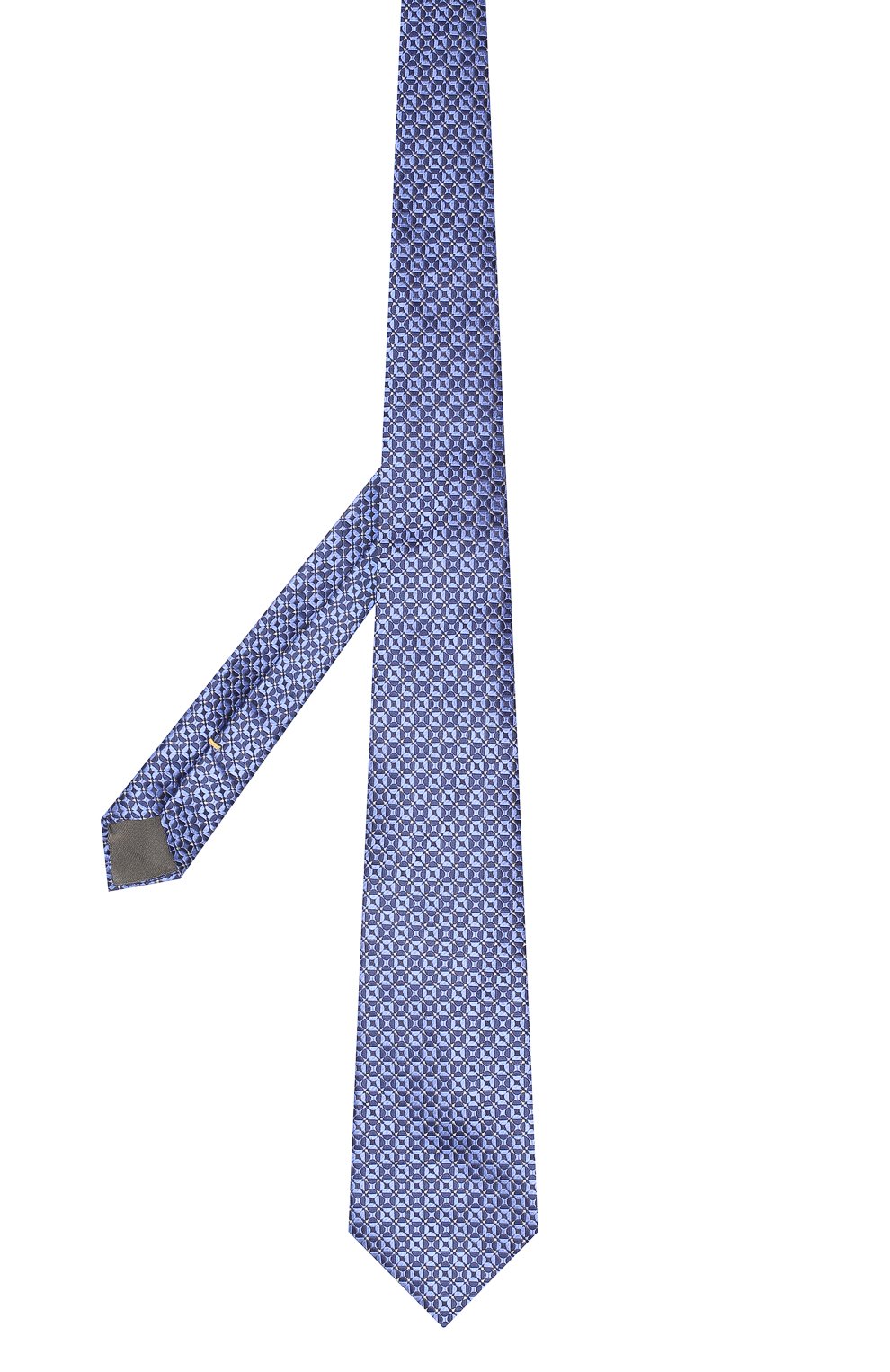 Шелковый галстук CANALI темно-синего цвета по цене 9525 руб., арт. 18/HJ02306, фото 2 Шелковый галстук CANALI, арт. 18/HJ02306, фото 2