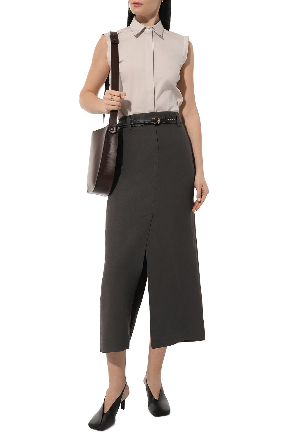 Хлопковая блузка BRUNELLO CUCINELLI, арт. M0091MA616, фото 2