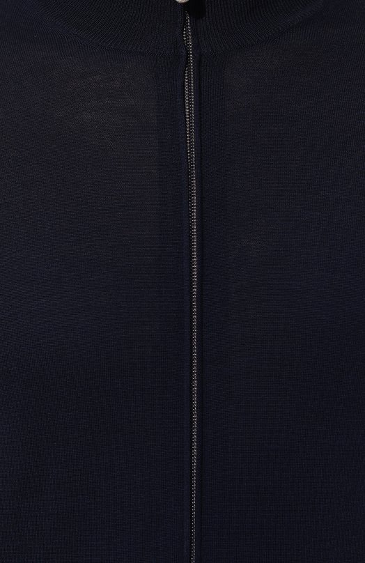 Кардиган из шерсти и кашемира Brunello Cucinelli M2400B2006 Синий  M2400B2006 Фото 5