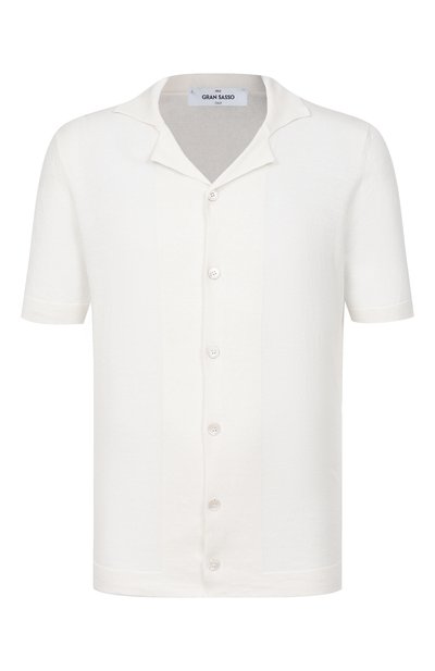 Мужская рубашка изо льна и хлопка GRAN SASSO, арт. 57184/18637