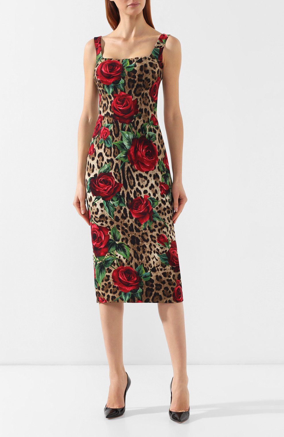 Платье с принтом DOLCE & GABBANA, арт. F6B4ZT/FSRKK, фото 3