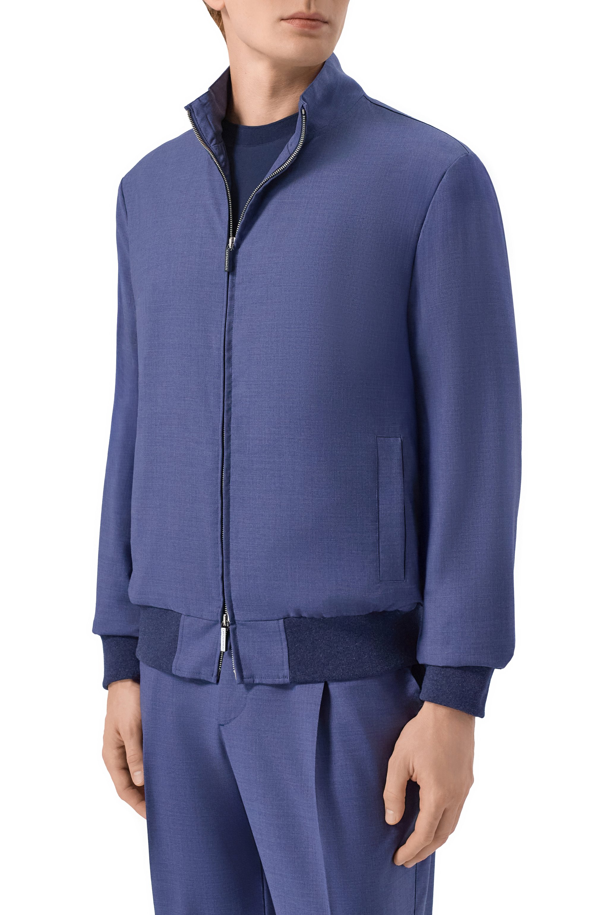 Шерстяной бомбер CAPOBIANCO, арт. 20M189.FU00., фото 3