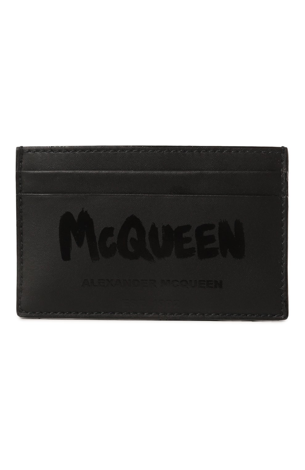 Кожаный футляр для кредитных карт ALEXANDER MCQUEEN, арт. 602144/1AAIH1000, фото 1