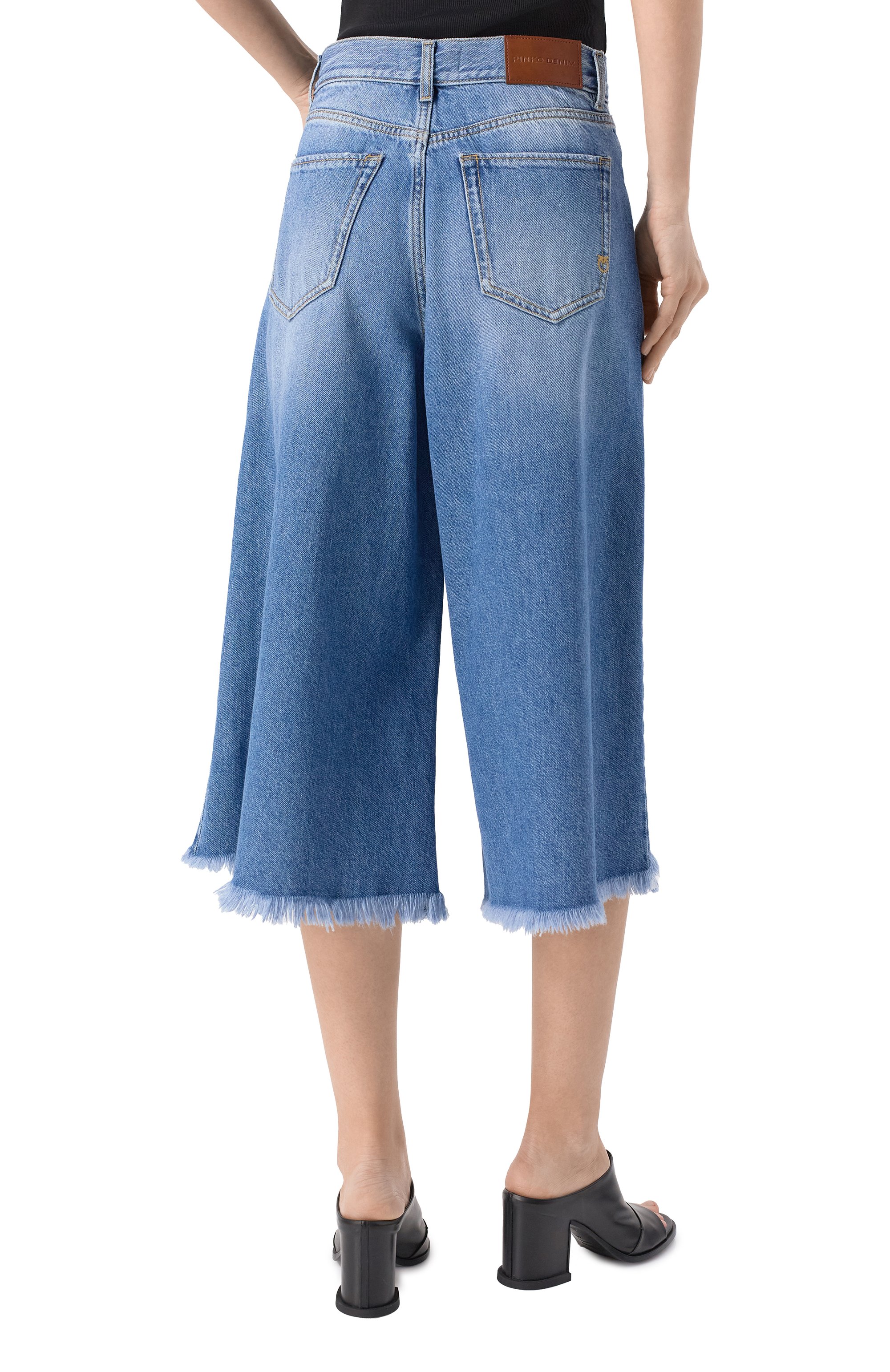 Джинсовые кюлоты PINKO, арт. 104646/A2DZ, фото 4