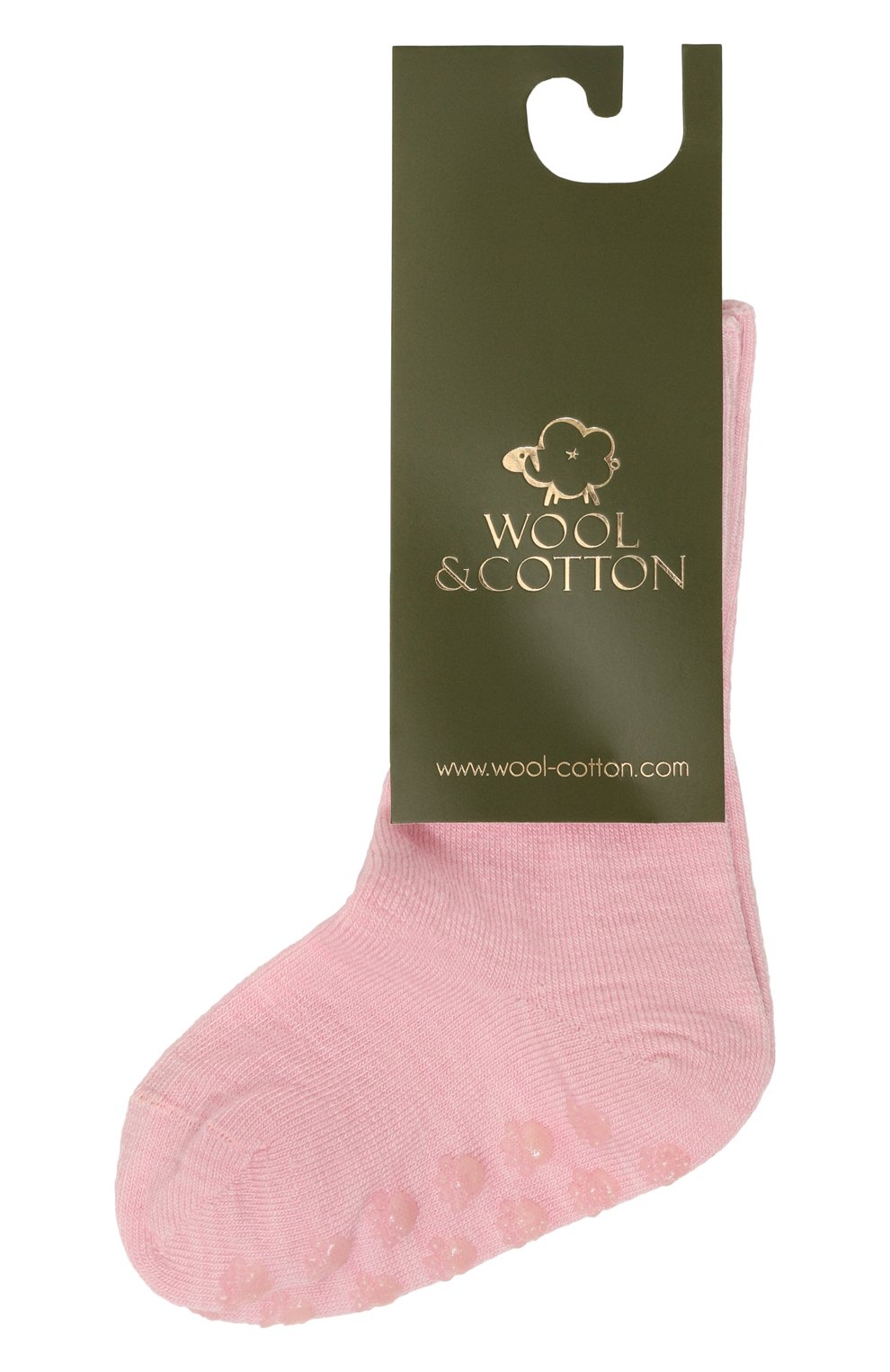 Шерстяные носки WOOL AND COTTON розового цвета по цене 1130 руб., арт. NAML-011, фото 1 Шерстяные носки WOOL AND COTTON, арт. NAML-011, фото 1