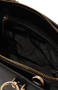 Женская сумка marilyn medium MICHAEL MICHAEL KORS черного цвета, арт. 30S2G6AS2L | Фото 5 (Материал: Натуральная кожа; Ремень/цепочка: На ремешке; Размер: medium; Сумки-технические: Сумки top-handle; Материал сплава: Проставлено; Драгоценные камни: Проставлено)