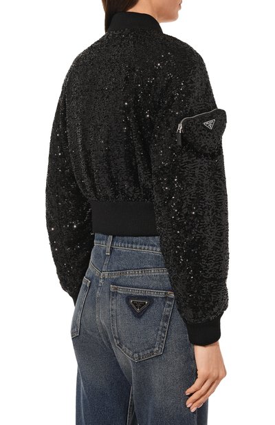 Бомбер PRADA, арт. 292037-10Z8-F0002-212, фото 4