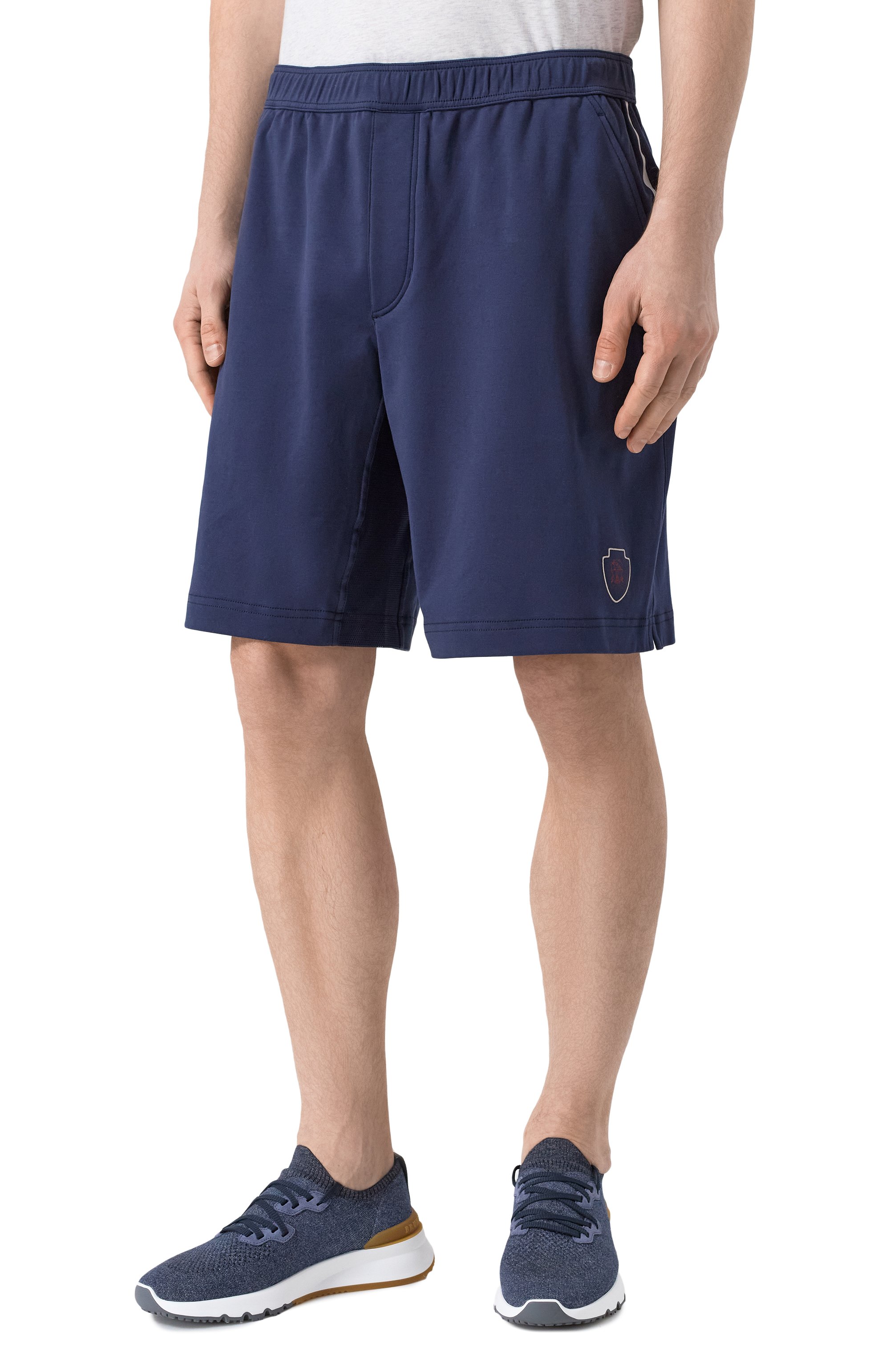 Хлопковые шорты BRUNELLO CUCINELLI, арт. ML8243390T, фото 3